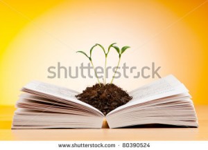 stock-photo-knowledge-concept-with-books-and-seedlings-80390524